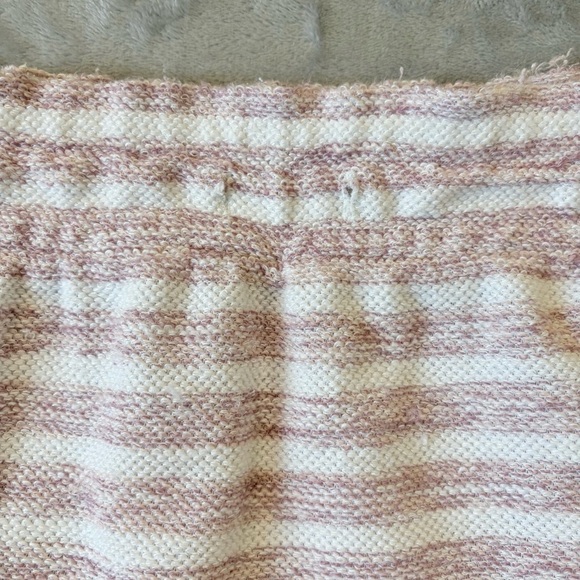 LOFT Smocked Mini Pencil Beach Vacation Stretch Skirt Sz XL - Picture 4 of 6